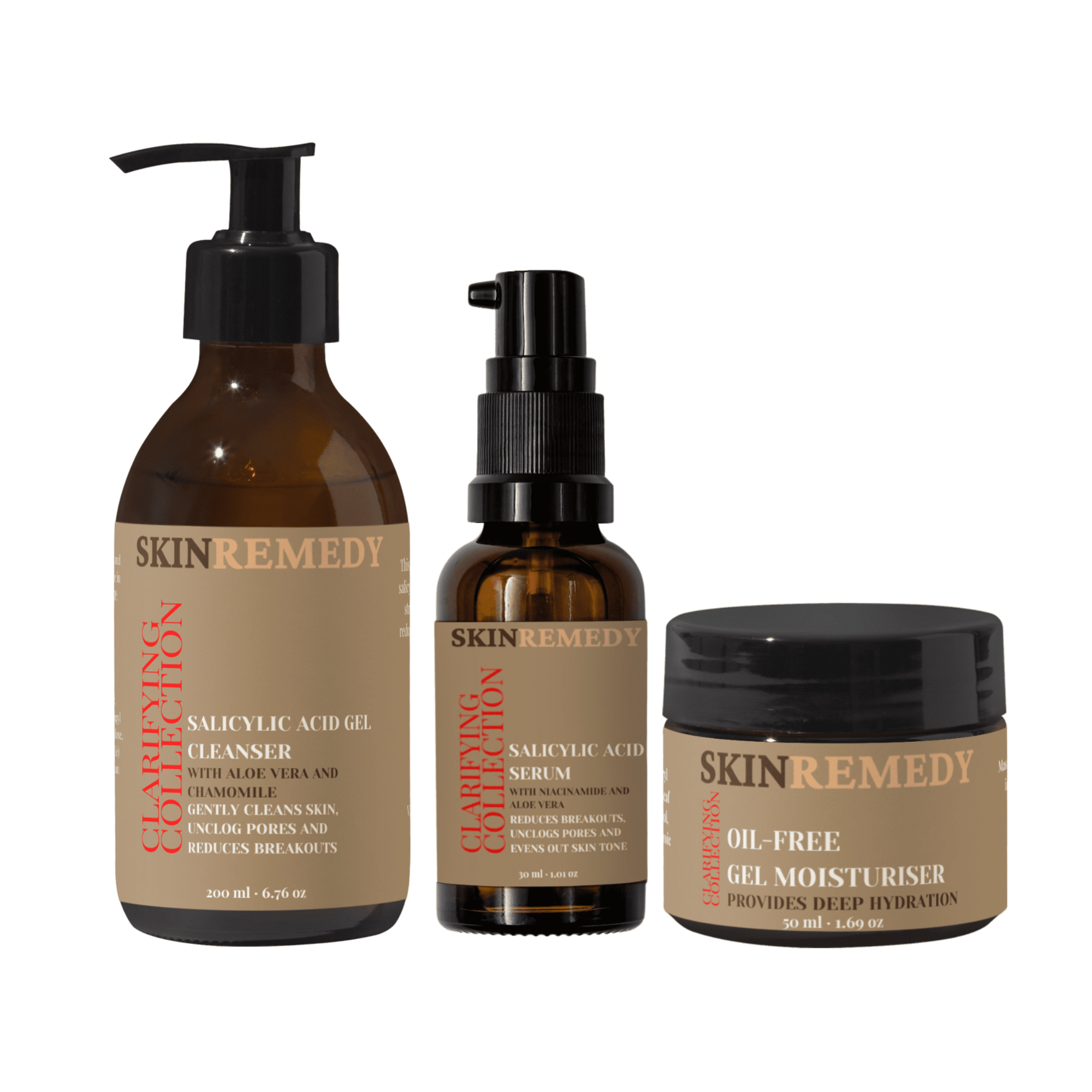 Skin Control Control Kit Acne Control Essentials Kit for Oily or Acne-Prone Skin Types - Skin Remedy