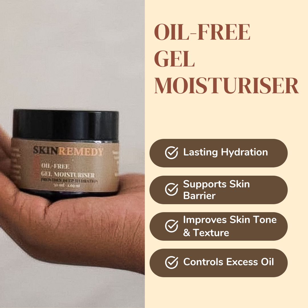 Oil-Free Gel Moisturiser for Oily & Acne-Prone Skin Types - Skin